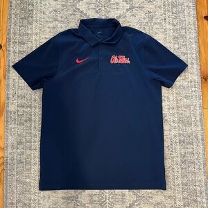 NEW NIKE Men’s Ole Miss Dri Fit Polo University of Mississippi